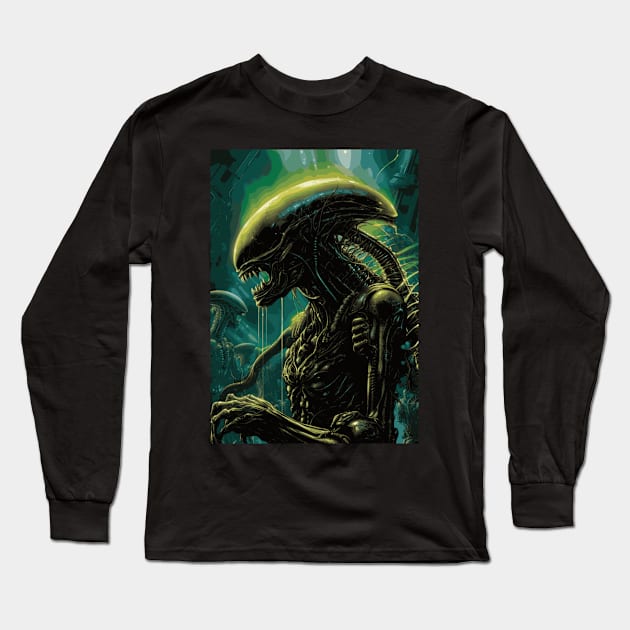 Aliens Long Sleeve T-Shirt by Pixy Official